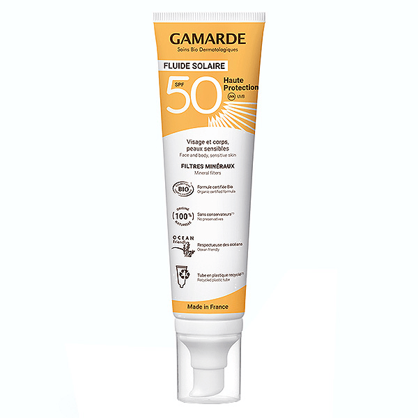 Solaire Fluide Haute Protection SPF50 Bio 100ml