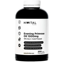 Foods Huile d'Onagre 1000 mg 200 capsules