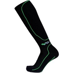 W.w.o 1430 Meia Pro-Run Preto/Verde 39/43