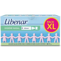 Libenar Solution Saline Isotonique Stérile 60 Ampoules