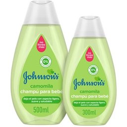 Shampooing à la camomille pour bébé de Johnson's Idéal pour toute la famille 500ml + 300ml