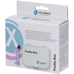 Box pour les prothèses avec brosse