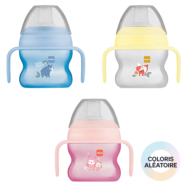 Tasse à Bec Silicone Souple + Anses +4mois 150ml
