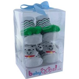 Set Chaussette Bébé 0-9m Crocodile Chien 2 Paires