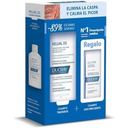 Pack Kelual DS Champú Tratante 100ml + Elution Champú Suave 100ml