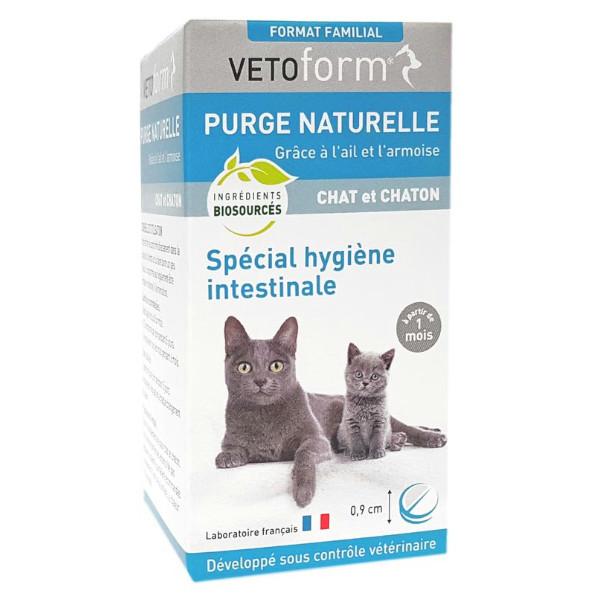 Purge Naturelle Spécial Vers Chat et Chaton 50 comprimés