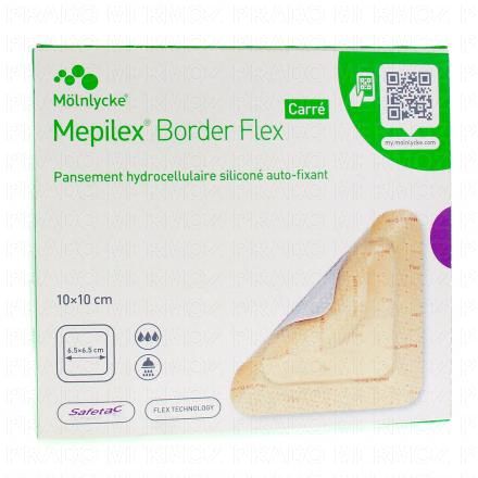 Mepilex Border Flex 10x10 cm boite de 16