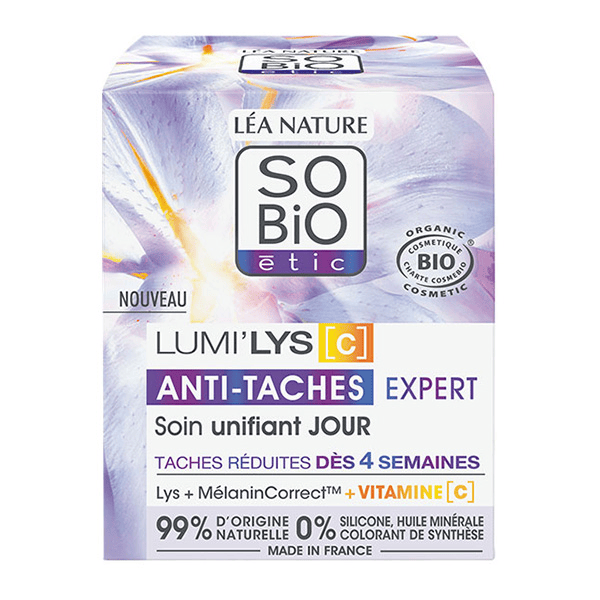 So'Bio Étic Lumilys C Soin Unifiant Jour Éclat Anti-Tâches Bio 50ml
