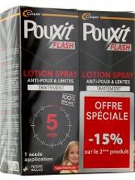 Flash Anti-Poux et Lentes Spray Lot de 2 x 150 ml Offre Spéciale - Lot 2 x 150 ml