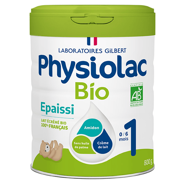 Bio Lait 1er âge Formule Epaissie 800g
