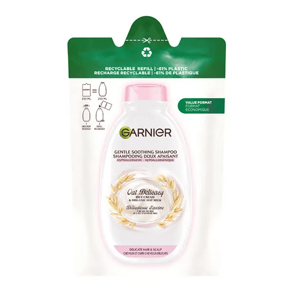 Ultra Doux Délicatesse d'Avoine Shampooing Eco-recharge 250ml