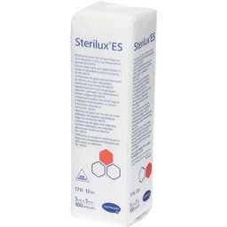 Stérilux® ES Compresses de gaze hydrophiles 12 Plis 5 x 5 cm
