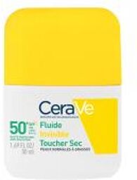 Fluide Invisible Toucher Sec Peaux Normales à Grasses SPF50+ 50 ml - Flacon