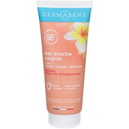 DermAsens Gel Douche Surgras Fleur de Frangipane