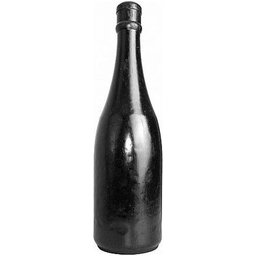 Bouteille tout noir 39,5cm 1pièce