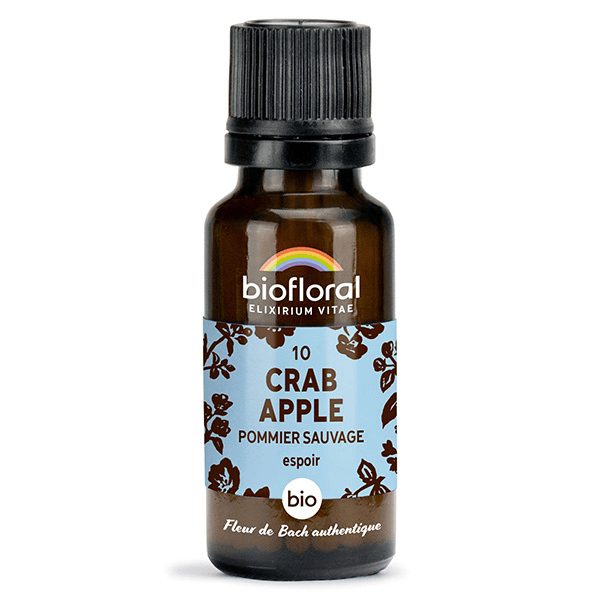 10 Crab Apple Pommier Sauvage Granules Bio Fleur De Bach 19,5 Gr