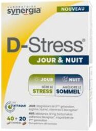 D-Stress Jour & Nuit - Boîte de 60 Comprimés - Boîte 60 comprimés