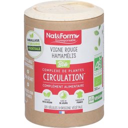 Nat&Form Vigne rouge Hamamélis Bio en gélules