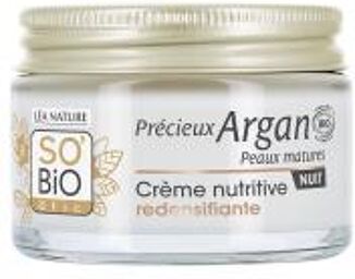 Précieux Argan Crème Nutritive Redensifiante Nuit Peaux Matures Bio 50 ml - Pot 50 ml