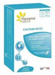 Calcium-D3-K2 20 Jours 60 Comprimés - Boîte 60 comprimés