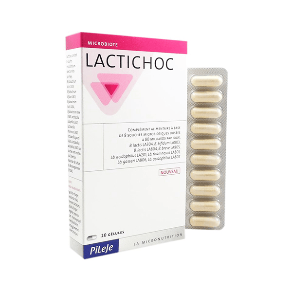 Lactichoc - Probiotique - 20 gélules