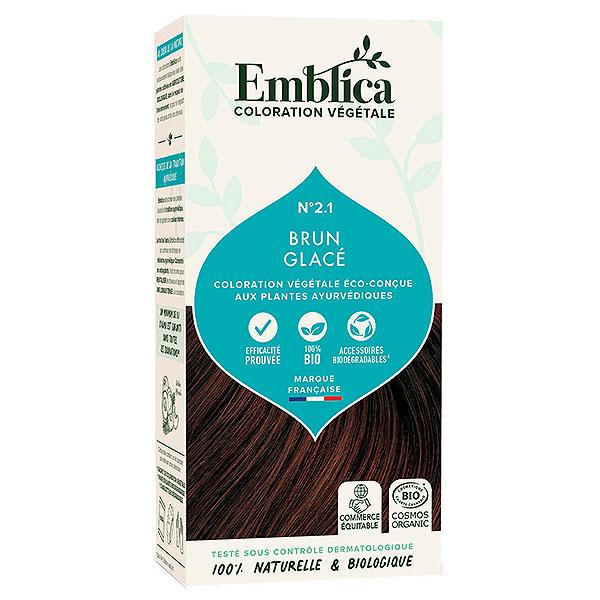 Coloration Végétale N°2.1 Brun Glacé Bio 100g