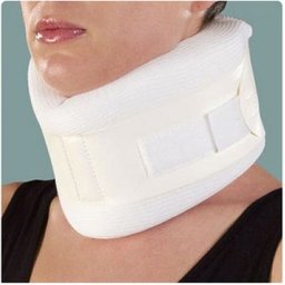 Collier Cervical Mousse Caoutchouc S 8cm Bleu 1ut