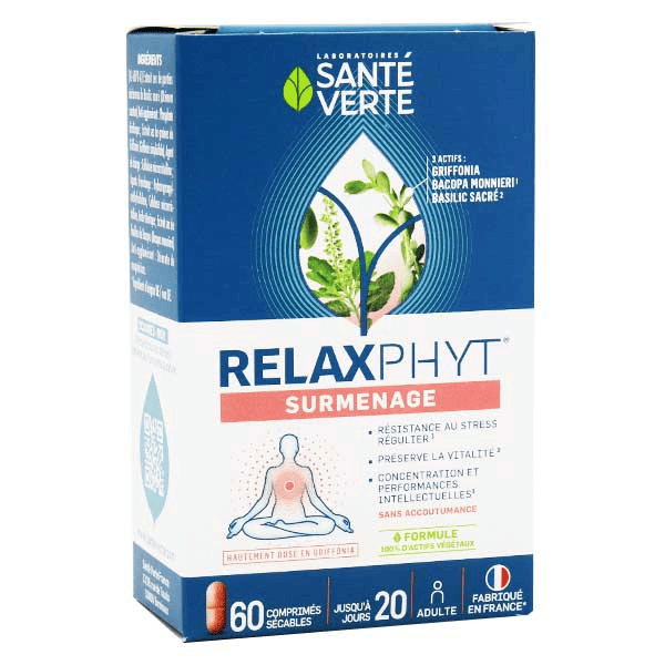 Relaxphyt Surmenage 60 comprimés