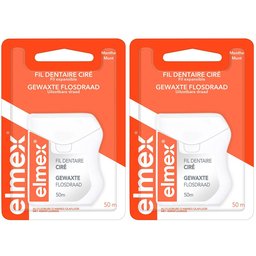 Elmex® Fil dentaire ciré et mentholé avec distributeur