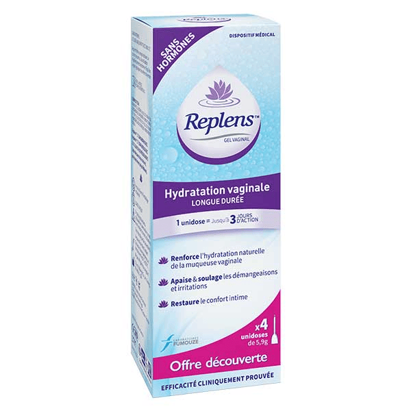 Hydratation Vaginale longue durée 4 unidoses de 5,9g