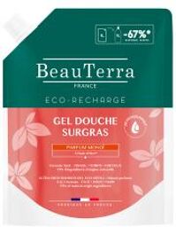 Gel Douche Surgras Monoï Éco Recharge 1 Litre - Sachet 1000 ml