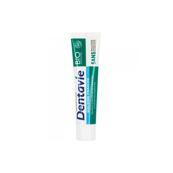 Dentifrice Haleine Fraîche Menthe et Eucalyptus Bio 75ml