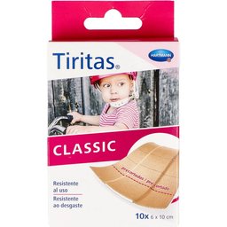 Pansements en Tissu Pré-découpés 1x6 cm 10 Unités