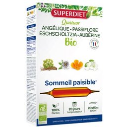 Quatuor Sommeil Paisible BIO 20amp