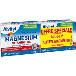Magnésium Vitamine B6 Liberation Prolongée 2x45 Comprimés