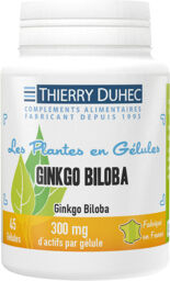 Ginkgo biloba 300 mg : Conditionnement - 45 gélules