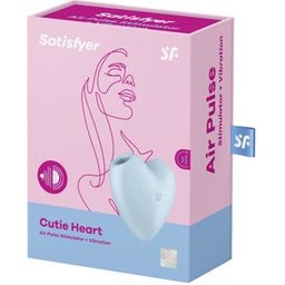 Cutie Heart Stimulateur Vibrateur Bleu 1ut