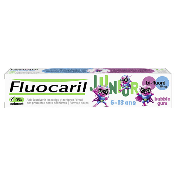 Junior 6-12 ans Dentifrice Gel Bubble 75ml