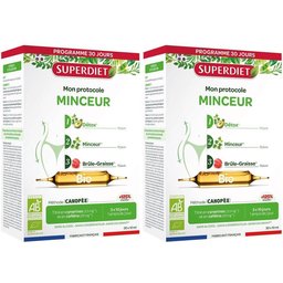 Protocole Minceur BIO - 30 ampoules de 15ml