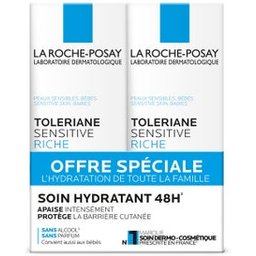 Tolériane Sensitive Riche Crème Apaisante 2x40 ml