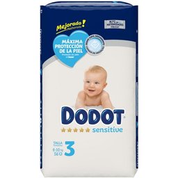 Pañales Sensitive T3 56uds