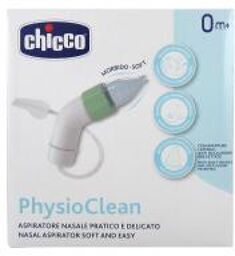 Mouche-Bébé Soft & Easy Physioclean - Embout Souple Silicone Avec Filtre - Boîte 1 aspirateur + accessoires