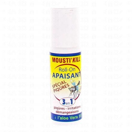 MOUSTI'KILL Roll-on apaisant spécial piqures 3en1 15ml
