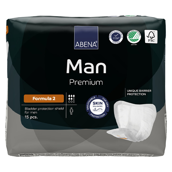 Man Formula Premium Protection Homme Taille 2 - 15 unités