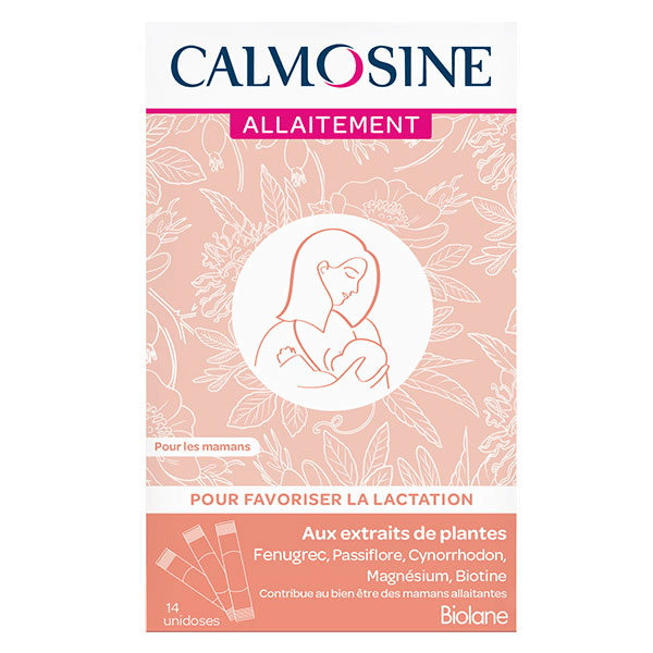 Allaitement Fenugrec, Passiflore, Magnésium, Biotine 14 dosettes