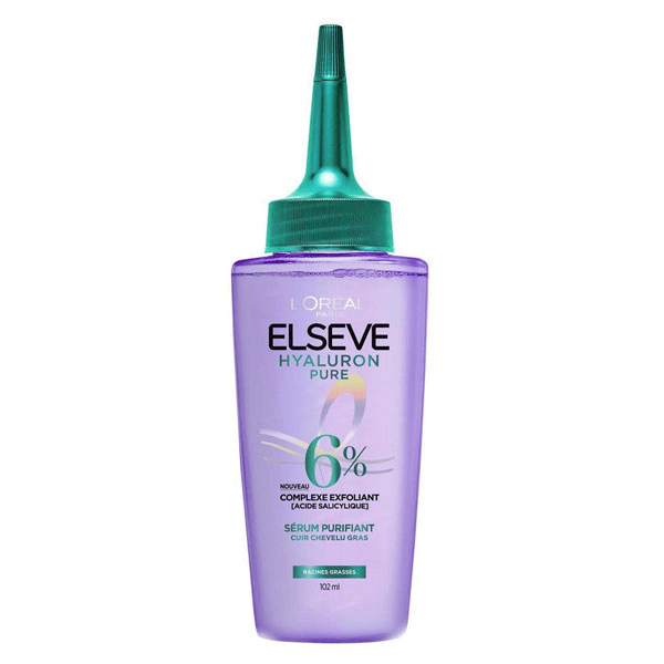 Elseve Hyaluron Pure Sérum Purifiant Cuir Chevelu Gras 102ml