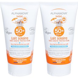 Alphanova® Bébé Lait solaire très haute protection bio Spf50+