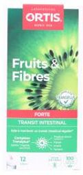 Fruits & Fibres Forte Transit Intestinal 12 Unités - Boîte 12 sticks