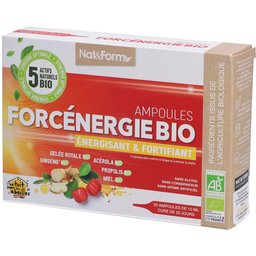 Nat&Form Ampoules Forcénergie bio