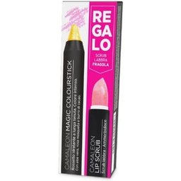 Camaleon Cosmetics Magic Colourstick Yellow + Lip Scrub Strawberry